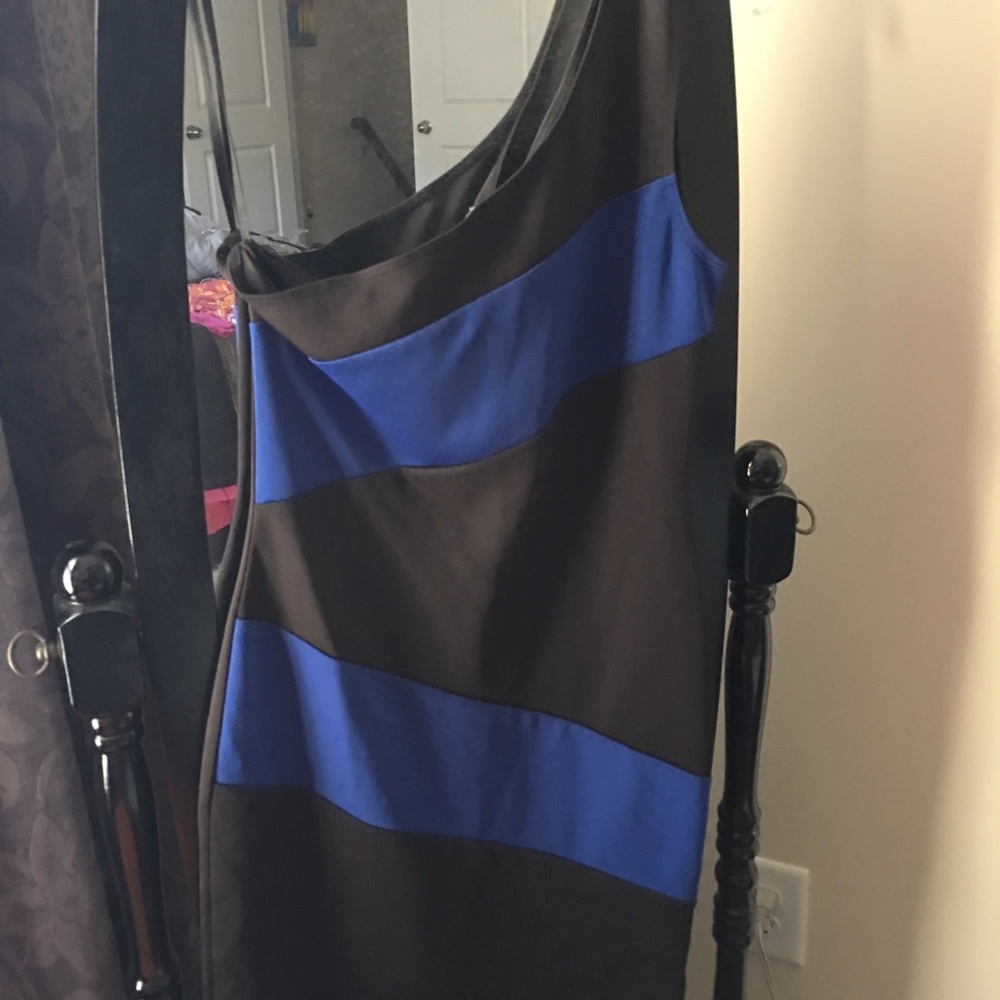 One shoulder club dress